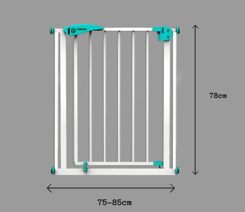 Kiddale Baby Safety Gate (75-85cm) - Barrier for Toddlers, Kids, Dogs, Pets, Infants