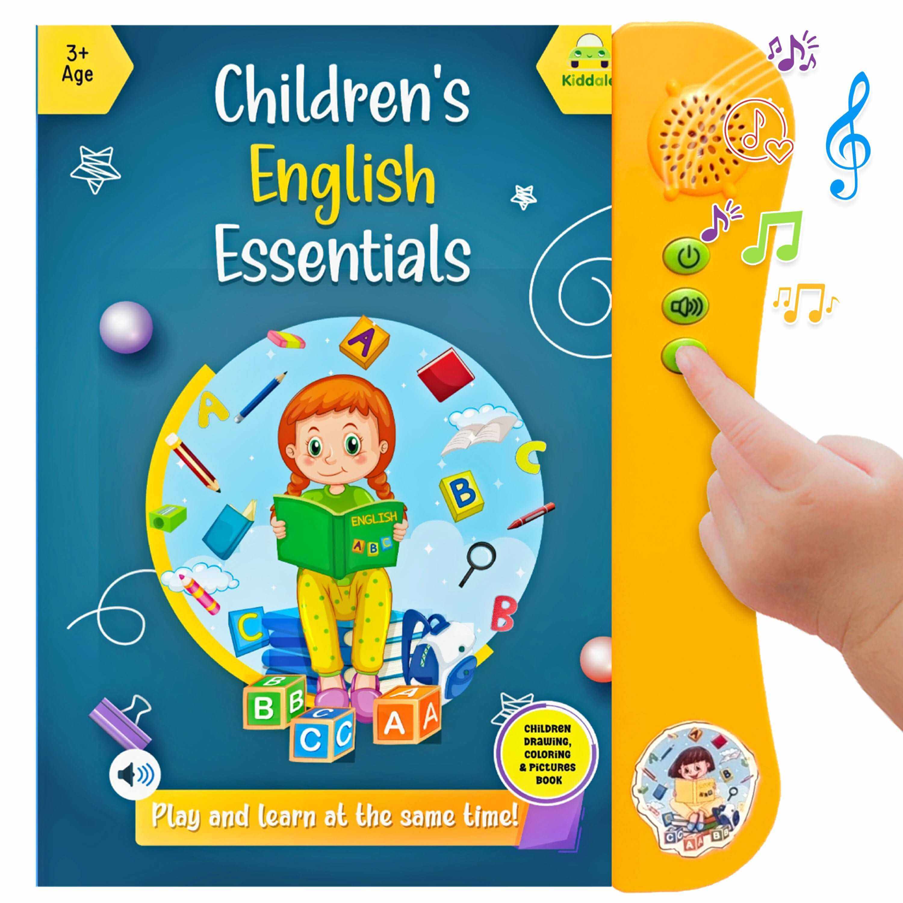 Kiddale Musical Book on Sight Words and Sentences for Kindergarten(4+) –  Kiddale123