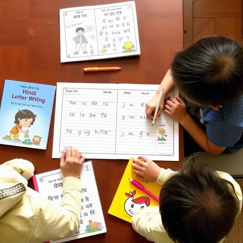 Hindi Letter Writing: Finding Books That Teach the Art of Hindi Penmanship to Kids