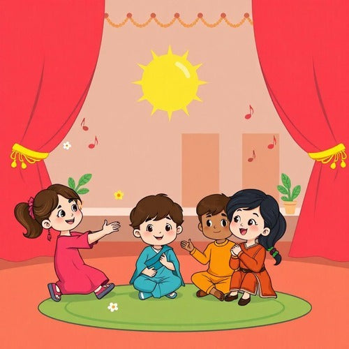 Hindi Poem Nursery Class: Rhythmic Hindi Rhymes for UKG: Preparing Your Child for Academic Success