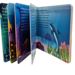 Kiddale 3-Pack Classical, Wild Adventures, Aquatic Nursery Rhymes Non-Sound Children Board Books