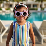 Kiddale Kids Sunglasses for Boys & Girls | UV Polarized Lenses | Flexible TPEE Material |Color Purple