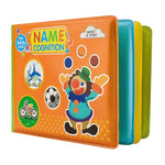 Kiddale Waterproof Name Recognition Bath Book for Babies | Soft & Safe Early Learning Book | Word & Picture Learning | Ideal for Children 6 Months to 2 Years