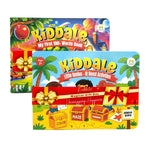 Kiddale Pack of 2 Non-Sound Books for Toddlers – My First 100+ Words & Little Genius: 16 IQ-Boosting Activities – Early Learning & Brain Development for Ages 2+