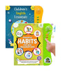 Kiddale Pack of 2 Musical Interactive Children Sound Books: Powerful Habits & English Essentials