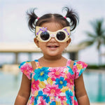 Kiddale Kids Polarized Sunglasses for Boys & Girls – UV400 | Flexible TPEE Frame |Color Yellow