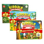 Kiddale Non-Sound Book Set for Toddlers (3 Books) – Color Peekaboo Fun, Little Genius IQ Games, 8 Stories Panchatantra Tales