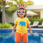 Kiddale Kids Polarized Sunglasses for Boys & Girls – UV400 | Flexible TPEE Frame | Color White/Red