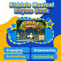 Kiddale 2-Pack Chirping in the Sky and Hindi Nursery Rhyme Musical Interactive Sound Books