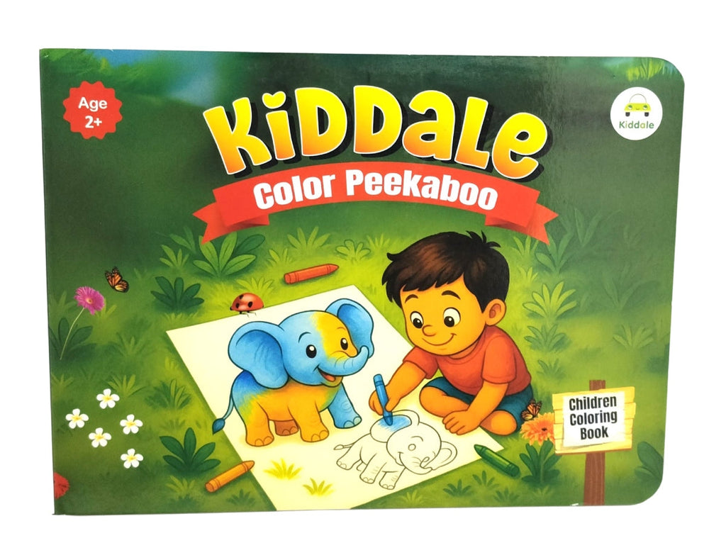 Kiddale Color Peekaboo Board Book for Toddlers 2-4y | Early Learning, Learn Colors with Fun Peekaboo Flaps