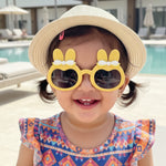 Kiddale Kids Polarized Sunglasses for Boys & Girls – UV400 | Flexible TPEE Frame |Color Yellow