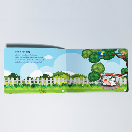 Kiddale's 'Rhymes for Playtime' Nursery Rhymes Non-Sound Children Board Book,  Dispatch by 2nd March
