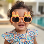 Kiddale Kids Sunglasses for Boys & Girls | UV400 Polarized Sun Glasses | Flexible TPEE Frame |Color Orange