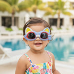 Kiddale Kids Sunglasses for Boys & Girls | UV Polarized Lenses | Flexible TPEE Material |Color Blue