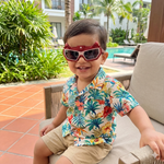 Kiddale Kids Sunglasses for Boys & Girls | UV Polarized Lenses | Flexible TPEE Material |Color  Red