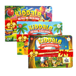 Kiddale Pack of 3 Educational Books – Little Genius IQ Activities, Panchatantra Stories & My First Words for Toddlers