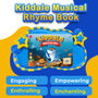 Kiddale 2-Pack Ripple in the Water and Hindi Nursery Rhyme Musical Interactive Sound Books