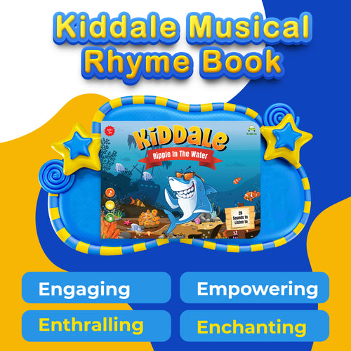 Kiddale Pack of 2 Birds Nursery Rhymes and Aquatic Rhymes Sound Book for 1+ Year Old|Interactive Touch n Play Sound Book|Learning & Education for 1-3 Years Old|Sing Along Books Kiddale