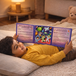 Kiddale Space Story Magnetic Puzzle Book(3-7yrs) | Zuzu & Max Space Adventure & Galaxy Rescue Stories with 2 Picture Puzzles | Fun Activity Book for Kids