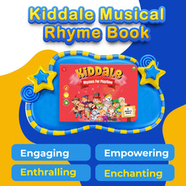 Kiddale Pack of 3 Rhymes Book|8 Classical Rhymes +16 Musical Rhymes each for Aquatic Animals & Birds |Total 64 Rhymes Sounds |Interactive Touch n Play Sound Book|Best Musical Gift for 1-3 Years