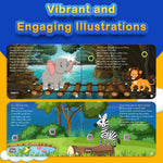 Kiddale 2-Pack Classical and Wild Animal Nursery Rhymes Sound Book