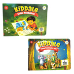 Kiddale Pack of 2 Non-Sound Board Books – Color Peekaboo & Panchatantra Tales (8 Stories)