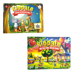 Kiddale Pack of 2 Non-Sound Books – Panchatantra Tales (8 Stories) & My First 100+ Words Picture Book for Kids