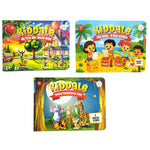 Kiddale Pack of 3 Educational Books – Little Genius IQ Activities, Panchatantra Stories & My First Words for Toddlers