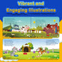 Kiddale 3-Pack Music on the Farm, Hindi and English Panchatantra Musical Interactive Sound Books