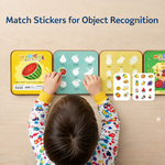 Kiddale Reusable Water Painting Book for Kids 3-8 years | Fruit Theme | Magic Water Coloring with Water Pen | 4 Reusable Painting Pages & 2 Fruit Sticker Sheets | Mess-Free Travel Activity Book