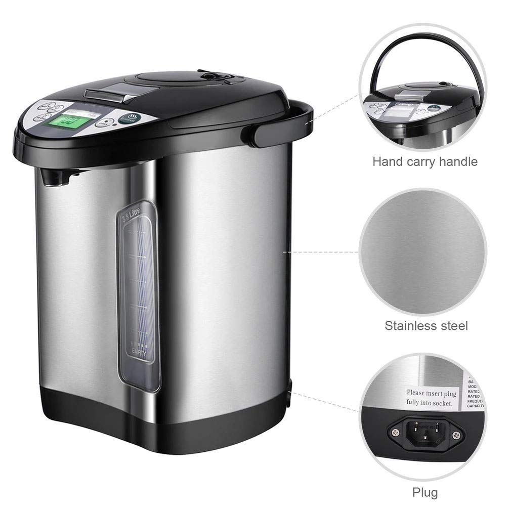 Upscale Refurnished(minor scratches) Instant LCD Water ThermoPot with 5 Stage Temperature Settings