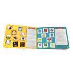 Kiddale Pack of 2 Early Learning Books for Kids | My First 100+ Words Book & Trace & Learn Alphabets | Non-Sound Board Books for Toddlers | Durable, Colorful, Educational Books for Ages 2+