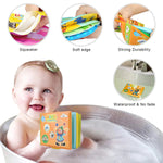 Kiddale Waterproof Name Recognition Bath Book for Babies | Soft & Safe Early Learning Book | Word & Picture Learning | Ideal for Children 6 Months to 2 Years