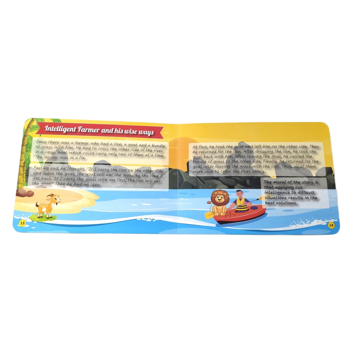 Kiddale  Panchatantra Tales Picture Board Book for Kids Age 3+ | Colourful Illustrated Moral Stories Book