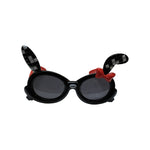 Kiddale Kids Sunglasses for Boys & Girls | UV Polarized Lenses | Flexible TPEE Material |Color Black/Red