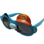 Kiddale Kids Sunglasses for Boys & Girls | UV Polarized Lenses | Flexible TPEE Material |Color Blue