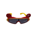Kiddale Kids Sunglasses for Boys & Girls | UV400 Polarized Sun Glasses | Flexible TPEE Frame |Color Red/Yellow