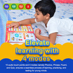 Kiddale Pack of 3 Musical Interactive Children Sound Books:Phonics,Trip to Zoo,Home & Neighbourhood|Ideal Gift for Toddler|E Learning Book|Smart Intelligent Activity Books|Nursery Rhymes|Talking Book Kiddale