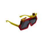Kiddale Kids Sunglasses for Boys & Girls | UV400 Polarized Sun Glasses | Flexible TPEE Frame |Color Red/Yellow