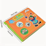 Kiddale Waterproof Name Recognition Bath Book for Babies | Soft & Safe Early Learning Book | Word & Picture Learning | Ideal for Children 6 Months to 2 Years