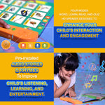 Kiddale Pack of 2 Musical Books – Hindi Varnamala “Khel Khel Mein Hindi Sikho” & “Rhymes for Playtime” – Interactive Sound Books for Kids Learning and Fun