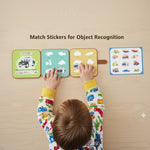 Kiddale DIY Reusable Water Painting Book for Kids 3-8 years | Transportation Theme | Magic Water Coloring with Water Pen | 4 Reusable Painting Sheets & 2 Sticker Sheets | Mess-Free Travel Activity Book