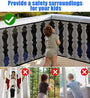 Kiddale 5-Pack Baby Balcony Safety Net Mesh
