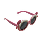 Kiddale Kids Sunglasses for Boys & Girls | UV Polarized Lenses | Flexible TPEE Material |Color Pink
