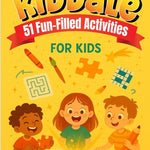 51 Fun-Filled Activities E-Book for 3+ Kids|Download& Print| Crosswords, Shapes Matching|🧩Puzzles & Twisters🧠Sudoku & more!