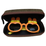 Kiddale Kids Sunglasses for Boys & Girls | UV400 Polarized Sun Glasses | Flexible TPEE Frame |Color Orange