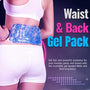 Upscale Hot and Cold Ice Gel Pack for Waist and Back Pain Relief Brace