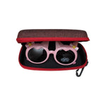 Kiddale Cool Trendy Kids Sunglasses for Boys and Girls – UV400 Polarized | Flexible TPEE Frame |Color Pink