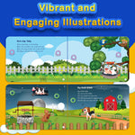 Kiddale Pack of 2 Musical Books – Hindi Varnamala “Khel Khel Mein Hindi Sikho” & “Rhymes for Playtime” – Interactive Sound Books for Kids Learning and Fun