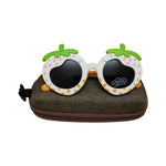 Kiddale Trendy Kids Polarized Sunglasses for Boys and Girls – UV400 Protection | Flexible TPEE Material |Color White